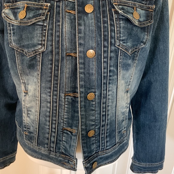 EUC.  Denim jacket.  Size S - Picture 3 of 6